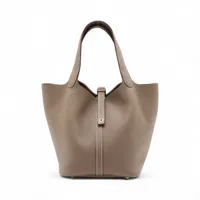 エルメス ピコタンロック22 MM トリヨンクレマンス エトゥープ ゴールド金具 K:2025年