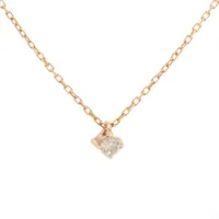 エテ ダイヤ ネックレス K10(YG) 0.7g