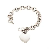 ティファニー ハートタグ ブレスレット 925 34.3g シルバー