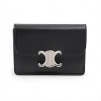 セリーヌ トリオンフ レザー カードケース ブラック