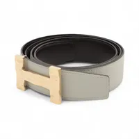 エルメス Hベルト Y刻印：2022 ベルト 115 レザー グリーン×ブラウン