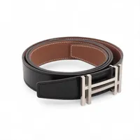 エルメス コンスタンス Hベルト アッシュオカレ U刻印：2022 ベルト 115 ボックスカーフ×トゴ ブラック×ゴールド