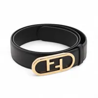 フェンディ オーロック ベルト 80 レザー ブラック