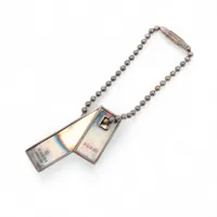 グッチ ロゴプレート チャーム 925 シルバー