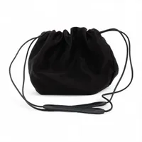 ジルサンダー レザー ショルダーポーチ ブラック