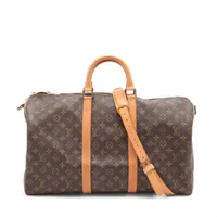 ヴィトン モノグラム キーポルバンドリエール50 M41416 ブラウン