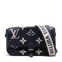 ヴィトン バイカラーモノグラムアンプラント ディアヌNM PM M47161 ネイビー RFID反応あり