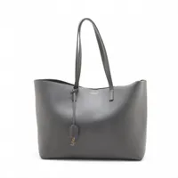 サンローランパリ サックショッピング レザー トートバッグ グレー 600281