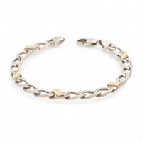 ティファニー フィガロ ブレスレット 925×750 11.5g シルバー×ゴールド