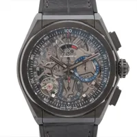 ゼニス デファイ エルプリメロ21 49.9000.9004/78.R582 CE CE×革×ラバー AT スケルトン文字盤