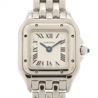 カルティエ パンテール ドゥ カルティエ ミニ WSPN0019 SS SS QZ シルバー文字盤