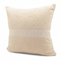 Louis Vuitton クッサン LV バケーション ヴィトン クッサン LV バケーション クッション コットン アイボリー