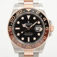 ロレックス GMTマスターⅡ 126711CHNR PG×SS PG×SS AT ブラック文字盤