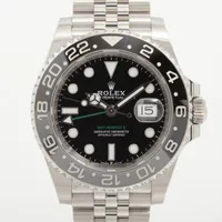 ロレックス GMTマスターⅡ 126710GRNR SS SS AT ブラック文字盤