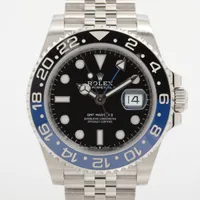 ロレックス GMTマスターⅡ 126710BLNR SS SS AT ブラック文字盤
