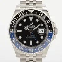 ロレックス GMTマスターⅡ 126710BLNR SS SS AT ブラック文字盤 ジュビリーブレスレット
