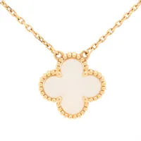 ヴァンクリーフ&アーペル ヴィンテージアルハンブラ シェル ネックレス 750(YG) 5.1g VCARA45900