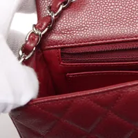 CHANEL シャネル ミニマトラッセ  20 キャビアスキン  ボルドー CHANEL - CHANEL シャネル ミニマトラッセ 20 キャビアスキン ボルドー