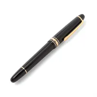 モンブラン マイスターシュテュック Pix 万年筆 GP×レジン ブラック×ゴールド ペン先 14K