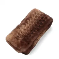 シャネル ココマーク マフラー ラパン ブラウン