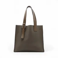 ロエベ アナグラム バックルトート レザー トートバッグ グリーン