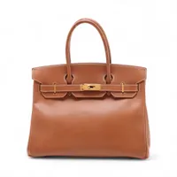 エルメス バーキン30 ルトゥルネ クシュベル ゴールド ゴールド金具 ○Z:1996年