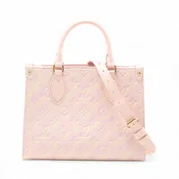 ヴィトン モノグラム アンプラント オンザゴーPM M46168 ピンク RFID反応あり