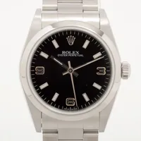 アリシアスタン　上のみ ROLEX（ロレックス） オイスターパーペチュアル 77080 Z番 ブラック SS