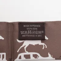 18時迄　エルメス　ツイリー　エルメスパレード　シルクスカーフ　グリペルル　美品 エルメス ツイリー HERMES PARADE エルメスパラード スカーフ シルク