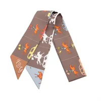 HERMES TWILLY エルメス パラードペルル シルク 箱付き エルメス ツイリー HERMES PARADE エルメスパラード スカーフ シルク