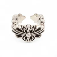 クロムハーツ ダブルフローラルクロス リング 925 27.0g