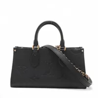 ヴィトン モノグラムアンプラント オンザゴー EW M23640 ブラック RFID反応あり