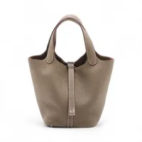 エルメス ピコタンロック18 PM トリヨンクレマンス エトゥープ シルバー金具 W:2024年