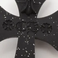 クロムハーツ スモールCHクロス ネックレス ラバー 8.5g ブラック
