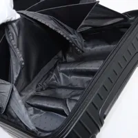 Rimowa essential sleeve polycarbonate x leather Carry case Black
