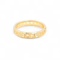 ティファニー Tトゥルー ナロー リング 750(YG) 3.3g