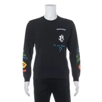 クロムハーツ マッティボーイ ロングTシャツ コットン サイズM ブラック Sex records ブラック保存臭 プリント割れ スレ