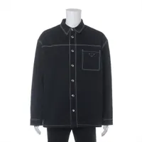 プラダ トライアングルロゴ 23年 コットン ジャケット XL メンズ