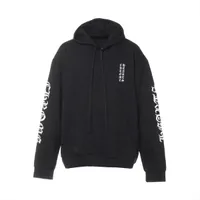 クロムハーツ ホースシュー パーカー コットン サイズXL ブラック 総柄 CHプラス