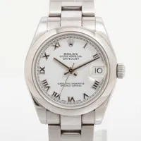 ロレックス デイトジャスト31 178240 SS SS AT ホワイト文字盤