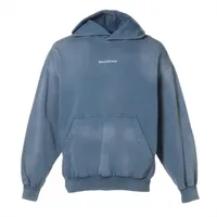 バレンシアガ 20年 コットン パーカー XXS メンズ ブルー 659403 Caps