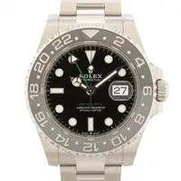 ロレックス GMTマスターⅡ 126710GRNR SS SS AT ブラック文字盤 オイスターブレスレット