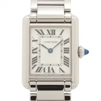 美品 カルティエ マスト タンク アラビア シルバーダイアル SM Cartier（カルティエ） 【超美品】カルティエ タンク マストウォッチ