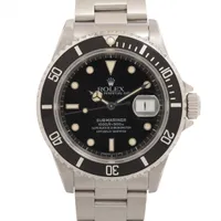 ロレックス サブマリーナーデイト 16610 SS SS AT ブラック文字盤