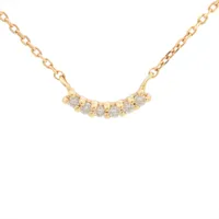 エテ ダイヤ ネックレス K18(YG) 1.1g 0.03