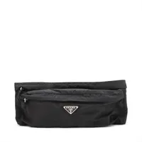 プラダ テスート ナイロン ボディバッグ ブラック