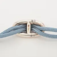 エルメス シェーヌダンクルスキッパー ブレスレット 925×ファブリック
