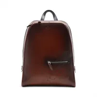 ベルルッティ ワーキングデイ レザー バックパック/リュック ブラウン