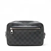 ヴィトン ダミエグラフィット ポシェットカサイ N41664 ブラック