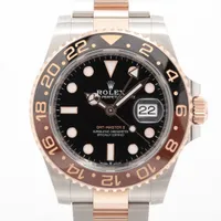 ロレックス GMTマスターⅡ 126711CHNR PG×SS PG×SS AT ブラック文字盤